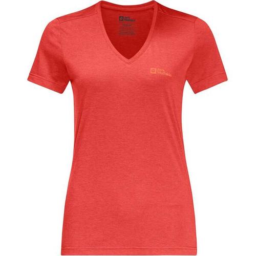 JACK WOLFSKIN Damen Shirt CROSSTRAIL T WOMEN, Größe L in tango orange