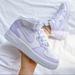 Nike Shoes | Nike Custom Air Force 1 Mid Sneakers | Color: Purple/White | Size: 6