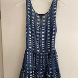 J. Crew Dresses | J.Crew Blue Print Dress - Like New! | Color: Blue/White | Size: M