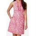 Lilly Pulitzer Dresses | Lilly Pulitzer Lanvin Chum Bucket Pink Halter Style Mini Dress - Size 0 | Color: Pink/White | Size: 0