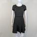 J. Crew Dresses | J Crew Dark Gray And Black Short Sleeve Dress Women's Size 0 | Color: Black/Gray | Size: 0