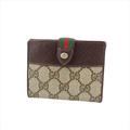 Gucci Bags | Gucci W Wallet Old Gucci X Beige Xx Pvc X Leather Authentic Used | Color: Brown/Tan | Size: Width: 11cm Width: 9cm Depth: 1cm