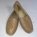 Michael Kors Shoes | Euc Michael Kors Embossed Logo Leather Flat Espadrilles Shoes Tan Caramel 10 | Color: Cream/Tan | Size: 10