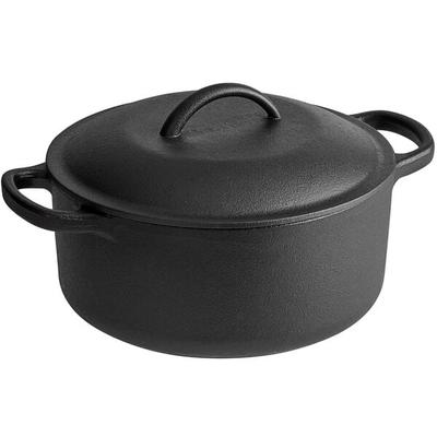 Valor 4 Qt. Pre-Seasoned Cast Iron Dutch Oven