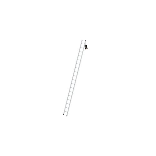 PROREGAL Sprossen-Anlegeleiter 350mm breit ohne Traverse 18 Sprossen
