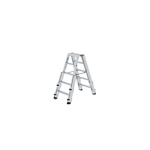 PROREGAL Stufen-Stehleiter treppengängig 2×5 Stufen