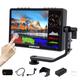 ANDYCINE A6 MAX 6inch DSLR Camera Monitor with 2200mAh Battery+Carry Case+Sunhood, 1080P 4K HDMI 3D LUT Focus Assit Waveform, Type-C 5V DC12V IN DC8.4V OUT Mirrorless Camera Field Touchscreen