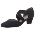 Spangenpumps ARA "TOULOUSE" Gr. 7,5 (41), blau (dunkelblau) Damen Schuhe Pumps