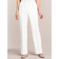 Blair Women's Alfred Dunner® Classic Pull-On Pants - White - 20W - Womens