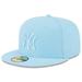 Men's New Era Light Blue York Yankees 2023 Spring Color Basic 59FIFTY Fitted Hat