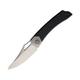 Bladerunners Systems Khopesh Linerlock Folding Knife 4" stonewash finish Bohler M390 stainless blade Black G10 handle Thumb pull KHOPESH G10 THUMB