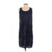 H&M Cocktail Dress - Shift: Blue Dresses - Women's Size X-Small