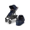 UPPAbaby Vista Pushchair - Carrycot, seat Unit, Rainshields, Sun Shades & Insect Nets - Noah, Black