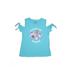Jojo Siwa Short Sleeve T-Shirt: Blue Tops - Kids Girl's Size 10