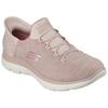Slipper SKECHERS "SUMMITS DAZZLING HAZE", Damen, Gr. 35, rosa, Textil, sportlich, Schuhe, Slip Ins Sneaker, Freizeitschuh mit dezenten Kontrastdetails
