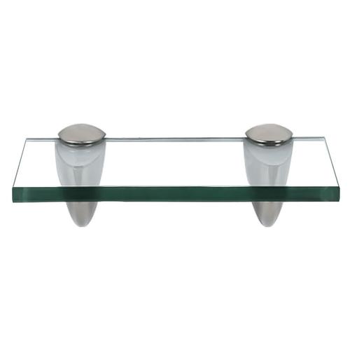 VINGO Glasregal Wandregale mit Halterung Glasboden Badregal Bad Ablage Glasablage Regal Glas