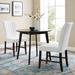 Carson Carrington Takstens Upholstered Fabric Dining Side Chair Set of 2