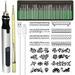 Rechargeable Cordless Mini Engraver Pen DIY Engraving Tool Kit for Metal Glass Ceramic Plastic Wood Jewelry Stencils B