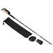 Uxcell Trekking Poles 51 Inch Collapsible Hiking Telescopic Cane EVA Handle Black