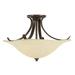 Feiss Morningside Ceiling Light - 18W in. Grecian Bronze