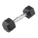 Rubber Coated Hex Dumbbell 8 lb.