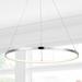 JONATHAN Y Kinsley Modern Bohemian Iron Integrated LED Pendant by JONATHAN Y Chrome 1 23.75 Polished 13 to 24 Inches