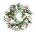 Transpac Artificial 24 in. Multicolored Christmas Glow Holiday Wreath