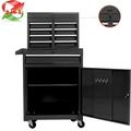 Tool Chest with 5 Drawers Rolling Tool Box Lockable Tool Cabinet Hidden Double Tool Organizer