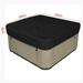 Miumaeov Portable Square Hot Tub Cover Heavy Duty Oxford Cloth Tub Cover Waterproof Bathtub Cover for Indoor Outdoor Spa Hot Tub Pool Garden Furniture Covering Dust Cap Black Sturdy