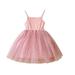 gvdentmSkirts For Teen Girls Girls Fall Dress Round Neck Long Sleeve Ruffle Fan Swing Maxi Long Dresses with Belt Pink 3-4 Years