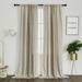 Fashnice Bohemian Boho Vintage Drapes Panel Retro Window Curtain Home Decor Long Curtains Rod Pocket Living Room Kitchen 2#Coffee W:54 x H:90 / 137cm*228cm