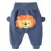 ZHAGHMIN Boys Pants Children Toddler Kids Baby Boys Girls Cartoon Animals Print High Waisted Pants Trousers Outfits Clothes 4Th Pants Youth Boy Clothes Boy Set 3 Month Old Boys Clothes Basketball P