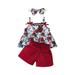 Toddlers And Baby Girls Dress Short Sleeve Mini Dress Casual Print C A