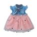 Dresses for Teens Girls Sleeveless A Line Short Dress Casual Print Pink 90