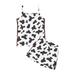 Kids Girls Fashional Floral Suspender Top Printed Short Pants 2pcs Girls Outfits&Set Girls Outfits Size 7