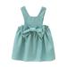 BJUTIR Dresses For Girls Kids Baby Sleeveless Solid Bowknot Suspender Skirt Princess Dress Outfit Clothes
