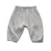 ZHAGHMIN Boys Size 7 Pants Toddler Kids Baby Boy Girl Cotton Linen Elastic Basic Long Pants Bloomers Casual Joggers Kid Uniforms Boys Baby Warm Clothes Youth Boy Boys Rain Pants With The Boys Size 2