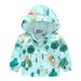 Grils Print Baby Jacket Boys Hooded Windproof Toddler Zipper Kids Autumn Coat Boys Coat&jacket Boys 5t Jacket Size 5 Boys Jacket