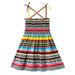 Girls Dresses Sleeveless Mini Dress Casual Print A 110