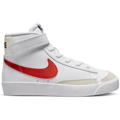 NIKE Kinder Freizeitschuhe Blazer Mid '77, Größe 31 ½ in Silber