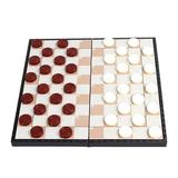 Checkers Board Game Foldable Checkers Board Game for Kids And Adults game for Family Portable Travel Checkers