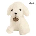Cute Simulation Dog Plush Toy Stuffed Animal Puppy Doll Teddy Dog Doll For Kids And Annual Party Gift