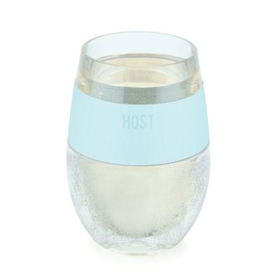 Wine Freeze Cooling Cup Translucent Ice Single by HOST in Blue