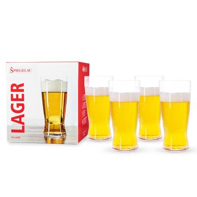 19.75 Oz Lager Glass (Set Of 4) by Spiegelau in Clear