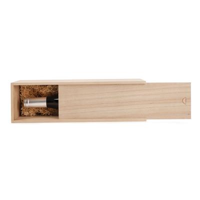 1-Bottle Wooden Wine Box by Twine in Wood