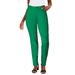 Plus Size Women's Classic Cotton Denim Straight-Leg Jean by Jessica London in Kelly Green (Size 28) 100% Cotton