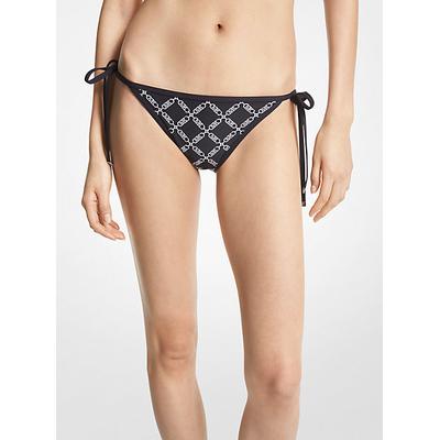 Michael Kors Empire Logo Bikini Bottom Black S