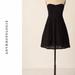 Anthropologie Dresses | Moulinette Soeurs Anthro Eventide Black Strapless Lace Tulle Dress Sz 2 | Color: Black/Cream | Size: 2