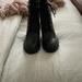 J. Crew Shoes | J Crew Lug Sole Black Lace Up Boots Size 8 | Color: Black | Size: 8