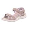 Riemchensandale LEGERO "Siris", Damen, Gr. 39, rosa (hellgrau), Nubukleder, kontrastfarbene Details, sportlich, Schuhe, Sommerschuh, Sandalette, Keilabsatz, in toller Farbkombi